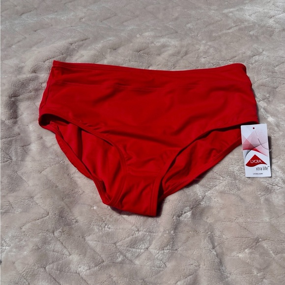 NWT Lands End Banded Bikini Bottom - Picture 2 of 3